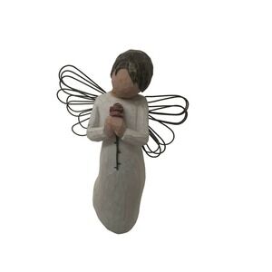 Willow Tree Loving Angel  Holding a Flower Susan Lordi 2002
